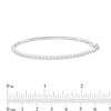 Thumbnail Image 2 of Previously Owned - 7/8 CT. T.W. Diamond Bangle in 14K White Gold