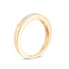 Thumbnail Image 2 of Previously Owned - 1/4 CT. T.W. Princess-Cut Diamond Nine Stone Wedding Band in 14K Gold