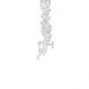 Thumbnail Image 4 of Previously Owned - 2 CT. T.W. Baguette and Round Diamond Bypass Bracelet in Sterling Silver