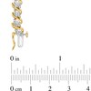 Thumbnail Image 4 of Previously Owned - 1/10 CT. T.W. Diamond "S" Tennis Bracelet in Sterling Silver with 14K Gold Plate - 7.25"