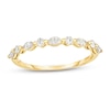 Thumbnail Image 1 of Previously Owned - 1/4 CT. T.W. Marquise and Round Diamond Alternating Stackable Band in 14K Gold