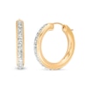Previously Owned - Diamond Fascination™ Hoop Earrings in 14K Gold