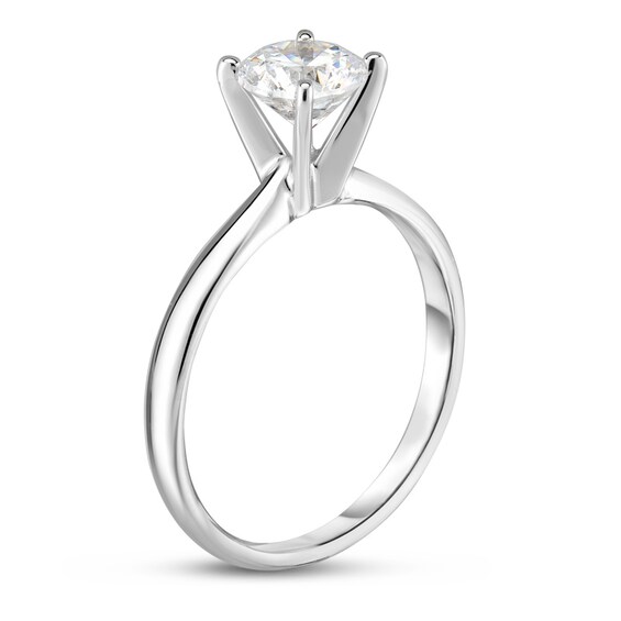 Previously Owned - 7/8 CT. Diamond Solitaire Engagement Ring in 14K White Gold