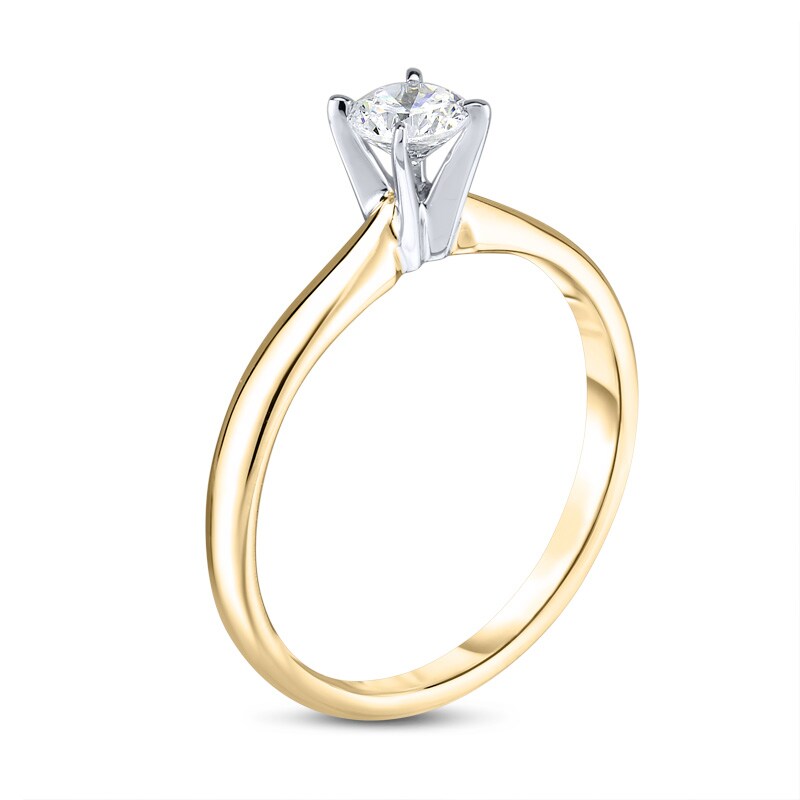 Main Image 2 of Previously Owned - 1/3 CT. Diamond Solitaire Engagement Ring in 14K Gold