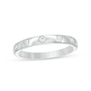 Thumbnail Image 1 of Previously Owned - 1/6 CT. T.W. Diamond Five Stone Stackable Band in 10K White Gold