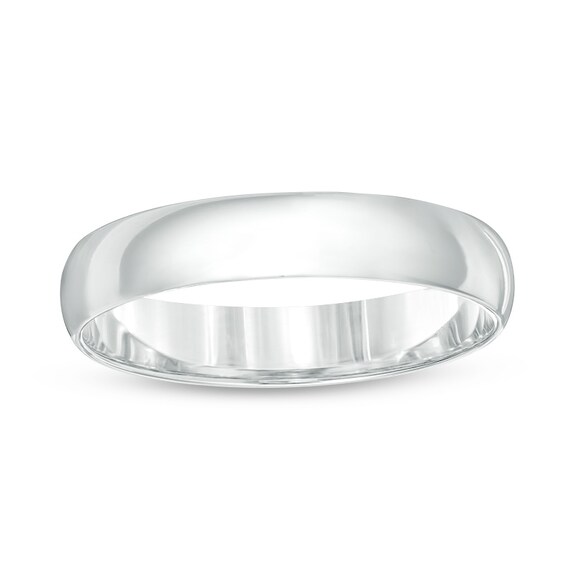 Previously Owned - Men's 4.0mm Wedding Band in 10K White Gold