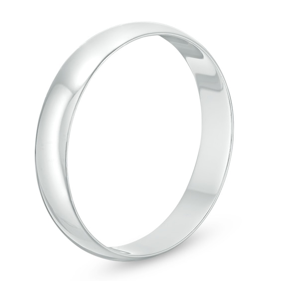 Previously Owned - Men's 4.0mm Wedding Band in 10K White Gold