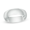 Thumbnail Image 1 of Previously Owned - Men's 6.0mm Polished Wedding Band in 10K White Gold