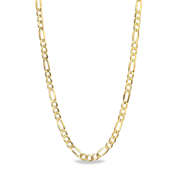 Previously Owned - Ladies' 3.2mm Figaro Chain Necklace in 14K Gold - 28"