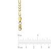 Thumbnail Image 2 of Previously Owned - Ladies' 3.2mm Figaro Chain Necklace in 14K Gold - 28"