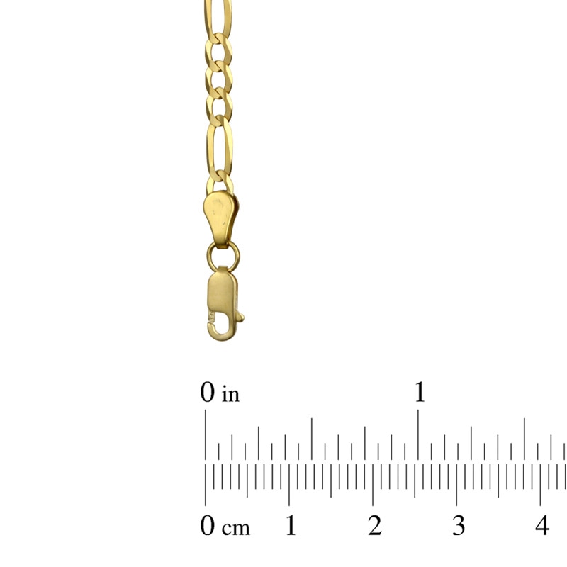 Main Image 2 of Previously Owned - Ladies' 3.2mm Figaro Chain Necklace in 14K Gold - 28"