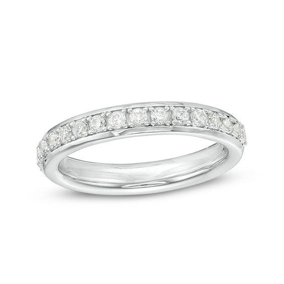 Previously Owned - 1/2 CT. T.w. Diamond Wedding Band in 10K White Gold