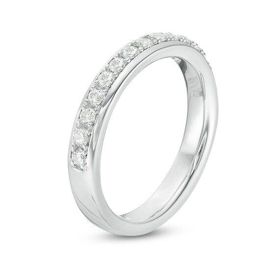 Previously Owned - 1/2 CT. T.w. Diamond Wedding Band in 10K White Gold