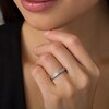 Thumbnail Image 2 of Previously Owned - 5/8 CT. T.W. Princess-Cut Diamond Wedding Band in 10K White Gold