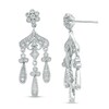 Thumbnail Image 1 of Previously Owned - 1/5 CT. T.W. Diamond Vintage-Style Chandelier Drop Earrings in Sterling Silver