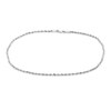 Thumbnail Image 1 of Previously Owned - Rope Chain Anklet in 14K White Gold - 10"
