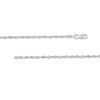Thumbnail Image 3 of Previously Owned - 2.1mm Dorica Singapore Chain Anklet in 14K White Gold - 10&quot;