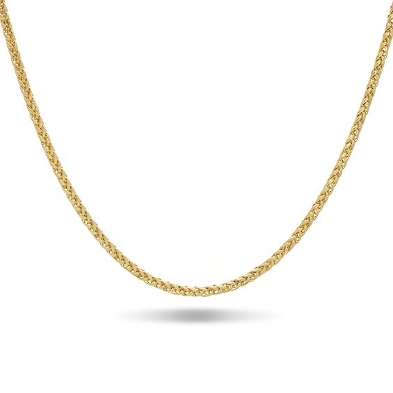 Previously Owned - Men's 4.5mm Spiga Chain Necklace in 10K Gold - 22"