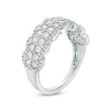 Thumbnail Image 3 of Previously Owned - 1 CT. T.W. Diamond Double Row Scallop-Edge Band in 10K White Gold