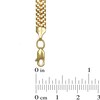 Thumbnail Image 2 of Previously Owned - 5.45mm Double Row Curb Chain Bracelet in 10K Gold - 7.25"
