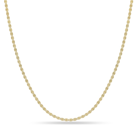 Previously Owned - Ladies' 2.7mm Valentino Chain Necklace in 14K Gold - 24"