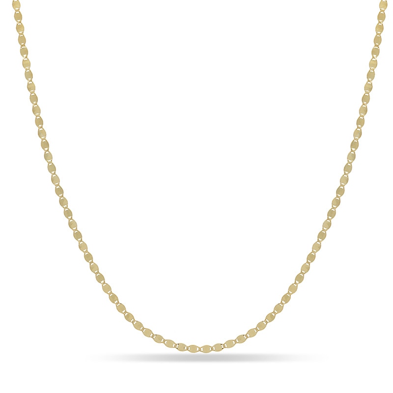 Main Image 1 of Previously Owned - Ladies' 2.7mm Valentino Chain Necklace in 14K Gold - 24"