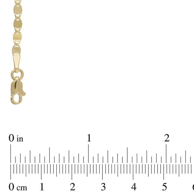 Main Image 2 of Previously Owned - Ladies' 2.7mm Valentino Chain Necklace in 14K Gold - 24"