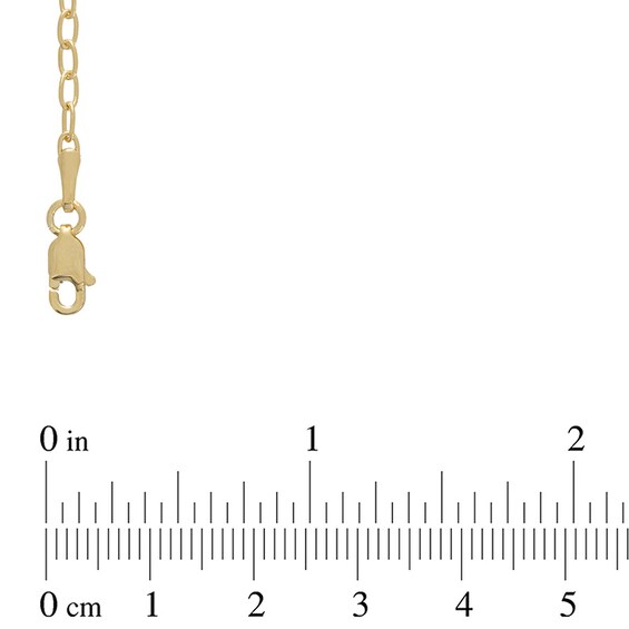 Previously Owned - Ladies' 2.07mm Forzatina Cable Chain Necklace in 14K Gold - 24"