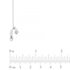Thumbnail Image 2 of Previously Owned - Ladies' 0.88mm Adjustable Diamond-Cut Wheat Chain Necklace in 14K White Gold - 22"