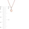 Thumbnail Image 2 of Previously Owned - Diamond Accent Heart Pendant in 10K Rose Gold