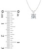 Thumbnail Image 2 of Previously Owned - 1/4 CT. Princess-Cut Diamond Solitaire Pendant in 14K White Gold