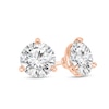 Thumbnail Image 1 of Previously Owned - 1/2 CT. T.W. Diamond Solitaire Stud Earrings in 14K Rose Gold (I/VS2)