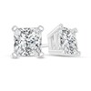 Thumbnail Image 1 of Previously Owned - 1/3 CT. T.W. Princess-Cut Diamond Solitaire Stud Earrings in 14K White Gold (I/SI2)