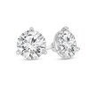 Thumbnail Image 1 of Previously Owned - 1/3 CT. T.W. Diamond Solitaire Stud Earrings in 14K White Gold (I/SI2)