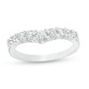 Thumbnail Image 0 of Previously Owned - 1/2 CT. T.W. Diamond Contour Wedding Band in 14K White Gold