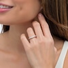 Thumbnail Image 1 of Previously Owned - 1/2 CT. T.W. Diamond Contour Wedding Band in 14K White Gold