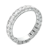 Thumbnail Image 2 of Previously Owned - 3 CT. T.W. Emerald-Cut Diamond Eternity Band in Platinum