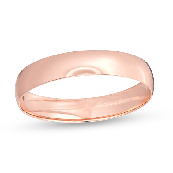 Previously Owned - Men's 4.0mm Wedding Band in 14K Rose Gold