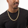 Thumbnail Image 2 of Previously Owned - Men's 10.7mm Cuban Curb Chain Necklace in 14K Gold - 26"