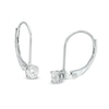 Previously Owned - 1/4 CT. T.W. Diamond Solitaire Drop Earrings in 14K White Gold (I/I3)