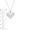 Thumbnail Image 4 of Previously Owned - Diamond Accent Double Heart Locket in Sterling Silver