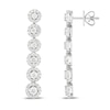 Thumbnail Image 1 of Previously Owned - 1-3/4 CT. T.W. Diamond Frame Dangle Drop Earrings in 18K White Gold