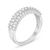 Thumbnail Image 3 of Previously Owned - 1/2 CT. T.W. Diamond Multi-Row Band in 10K White Gold