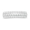 Thumbnail Image 4 of Previously Owned - 1/2 CT. T.W. Diamond Multi-Row Band in 10K White Gold