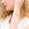 Thumbnail Image 2 of Previously Owned - 2 CT. T.W. Diamond Tilted Square Tennis Bracelet in 10K Gold - 7.25"