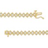 Thumbnail Image 3 of Previously Owned - 2 CT. T.W. Diamond Tilted Square Tennis Bracelet in 10K Gold - 7.25"