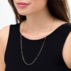 Thumbnail Image 2 of Previously Owned - 2.6mm Elongated Link Chain Necklace in Solid 14K Gold - 24&quot;