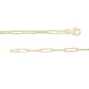Thumbnail Image 3 of Previously Owned - 2.6mm Elongated Link Chain Necklace in Solid 14K Gold - 24&quot;