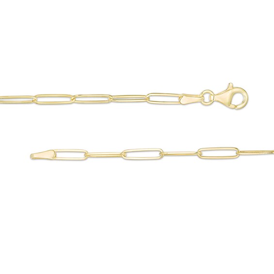 Previously Owned - 2.6mm Elongated Link Chain Necklace in Solid 14K Gold - 24"