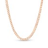 Thumbnail Image 1 of Previously Owned - 2.7mm Curb Chain Necklace in Solid 14K Rose Gold - 18"